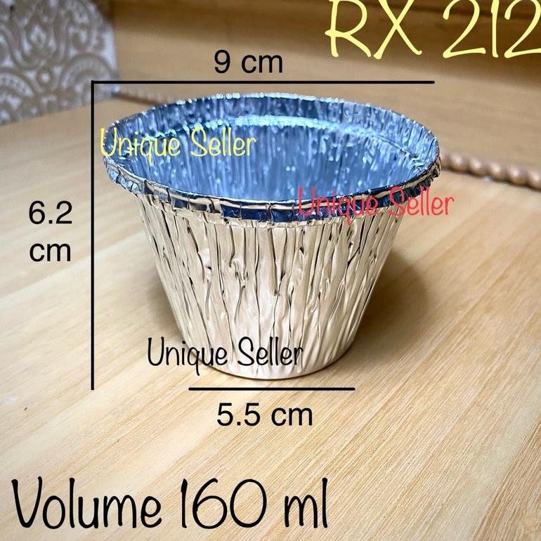 [Isi100] Aluminium Foil Cup RX 212 Zuppa Soup / Alufoil Cup RX 212 Suppa Soup / Aluminium Foil RX212