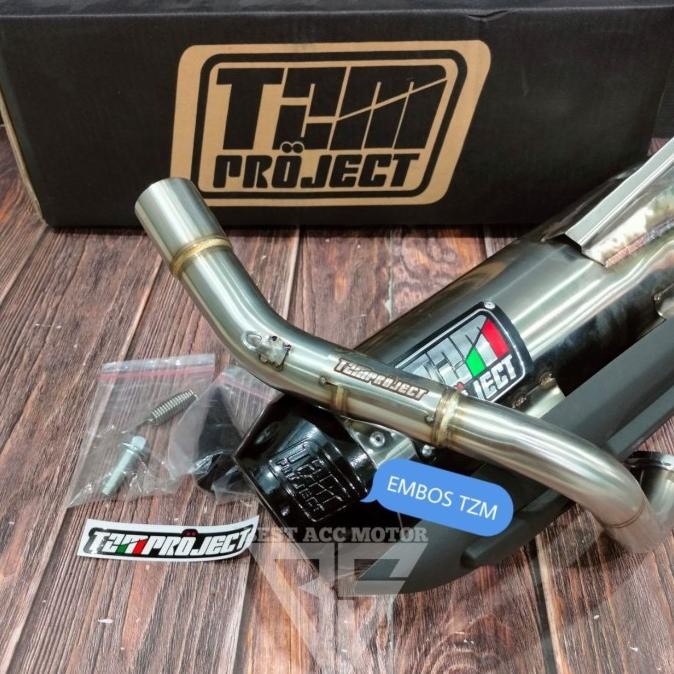 KNALPOT TZM SS PRO BEAT FI DELUXE SCOOPY PRESTIGE VARIO 110 LED GENIO