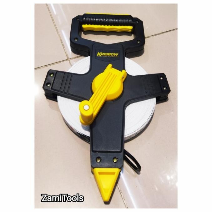 Sale Meteran Roll Fiber Tancap 30,50 & 100Meter Krisbow