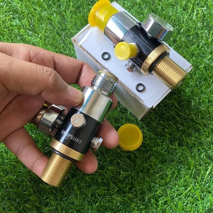 Murah Regulator Knockdown Drat M18 Kepala Stainlis Knockdown Kuningan