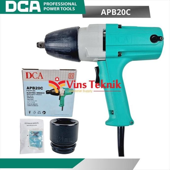 Promo Dca Apb20C Mesin Pembuka Baut Impact Wrench Listrik Apb20 1/2"