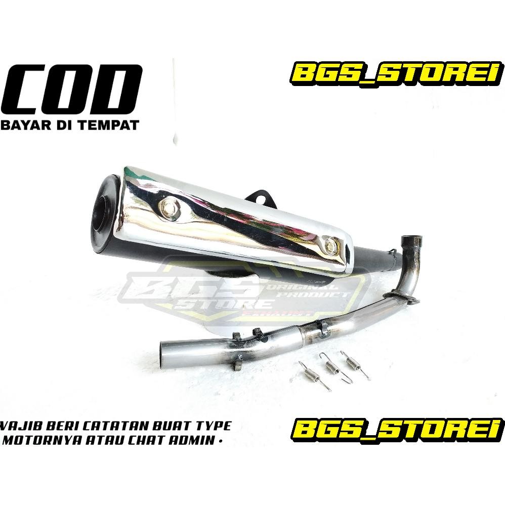 KNALPOT TSUKIGI STANDAR RACING JUPITER Z JUPITER Z1 VEGA R VEGA ZR VEGA RR JUPITER MX 135 MX KING 15