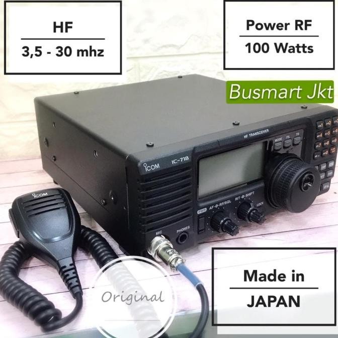 Promo Icom Ic 718 / Radio Ssb Icom Ic718 / Radio Hf All Band Original