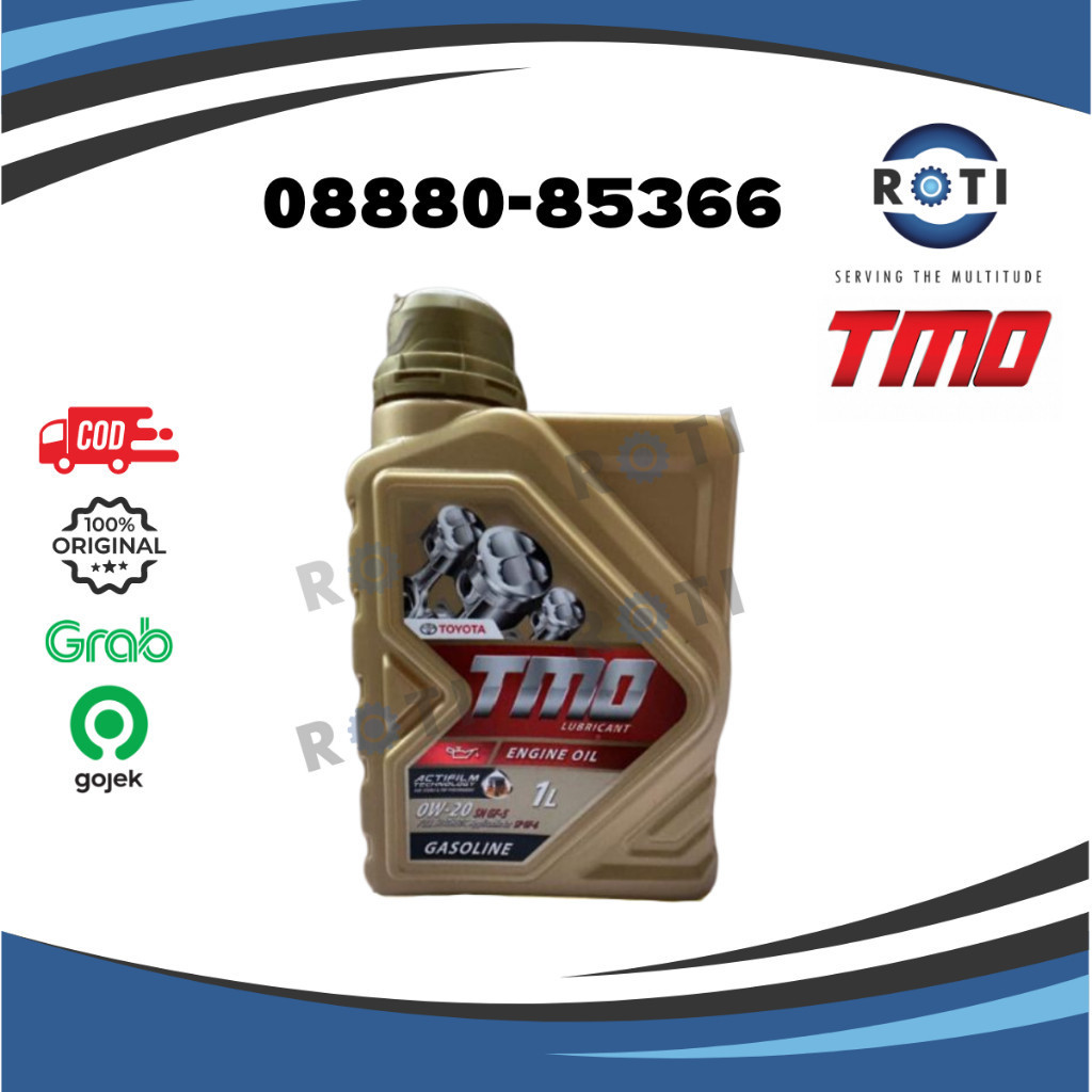 OLI MESIN TMO FULL SYNTHETIC 0W-20 SN GF-6 TOYOTA 08880-85366 (1 LITER)
