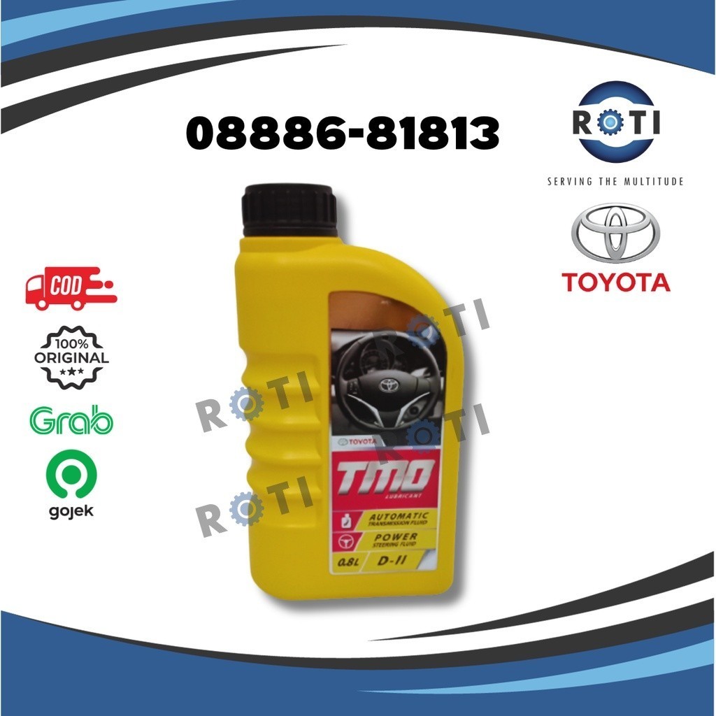 OLI TRANSMISI ATF POWER STEERING FLUID D-II 0.8L TOYOTA TMO ORIGINAL