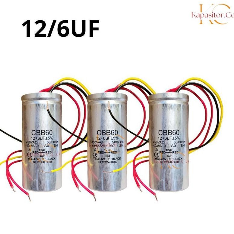 kapasitor mesin cuci tcl 2 tabung CBB60 12/6uf stainles 7kg 8kg 9kg 10kg 11kg 12kg 13kg 14kg 15kg 16