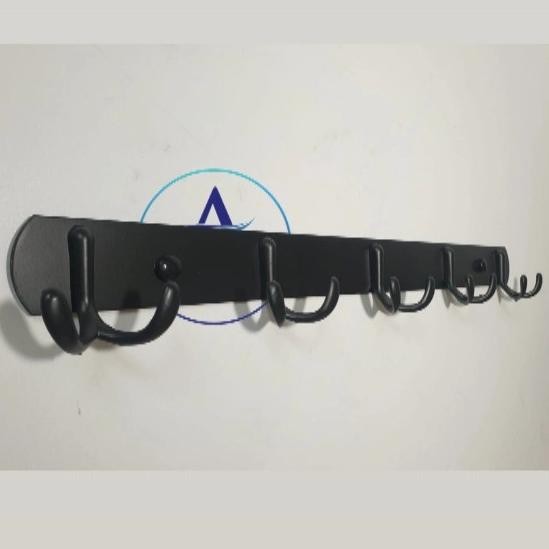 Gantungan baju stainles hitam/Kapstok stainles hitam