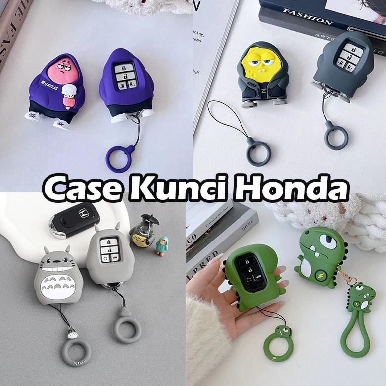 READY STOK Case Kunci Mobil  Honda Keyless Motor Honda Keyless Cover Key Car Honda  Silikon Case Kun