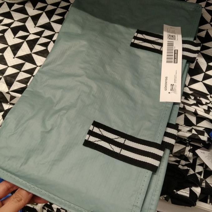 Tas ransel besar 72 L bahan plastik tas belanja jumbo laundry bag