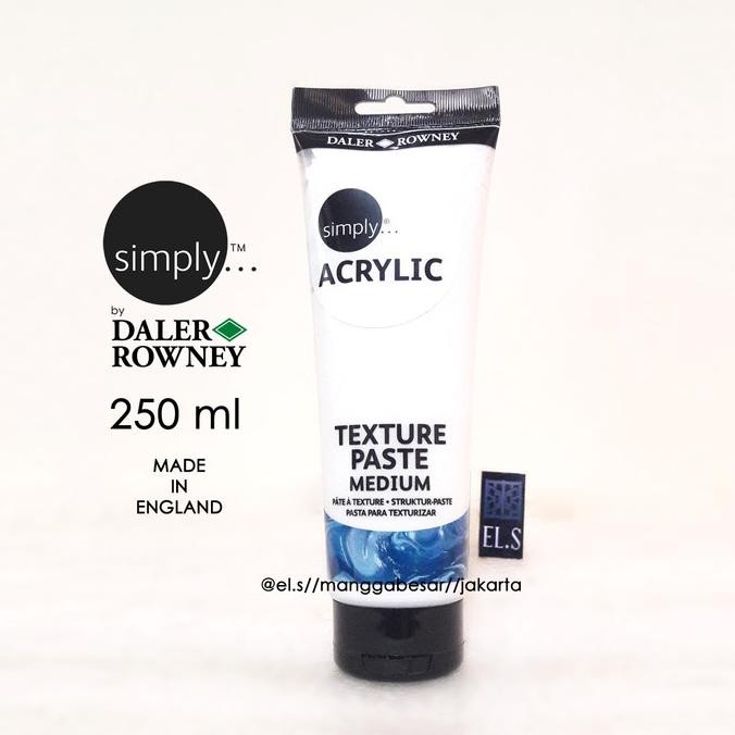

DALER ROWNEY SIMPLY ACRYLIC TEXTURE PASTE MEDIUM 250 ML (CAT ACRYLIC)
