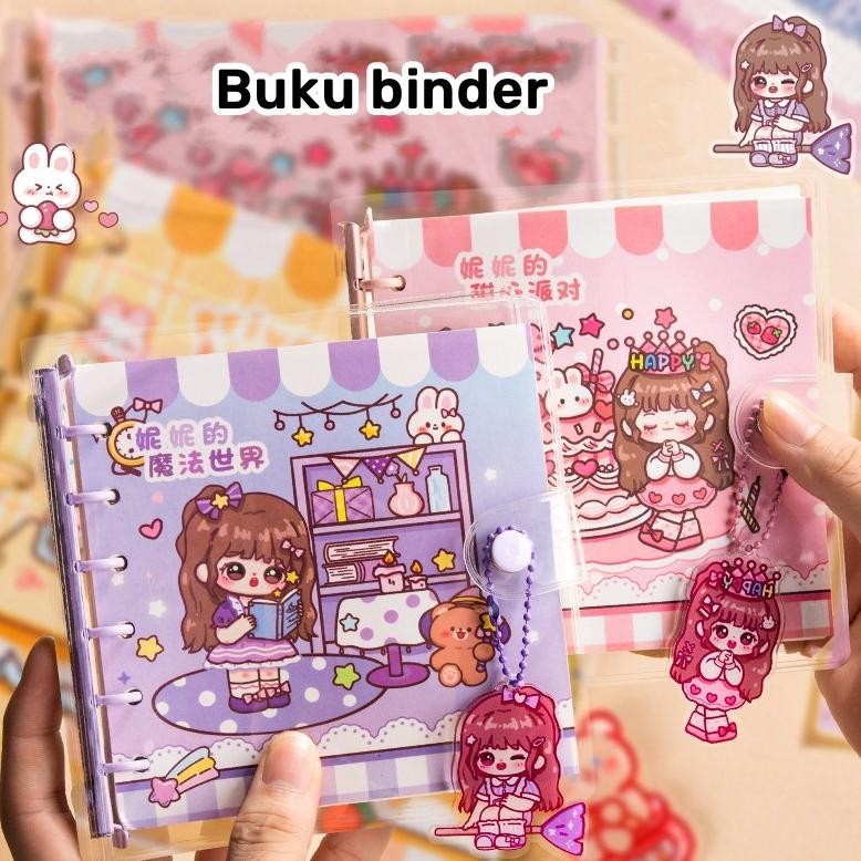 

NEW BUKU BINDER AESTHETIC SPIRAL NOTEBOOK LOOSE-LEAF NOTEBOOK KARTUN BUKU CATATAN LUCU AGENDA DIARY NOTEPAD BUKU TULIS KARAKTER SEKOLAH KANTOR PELAJAR SCRAPBOOK MINI JURNAL PLANNER HANDBOOK GOOD PRODUK SIAP KIRIM