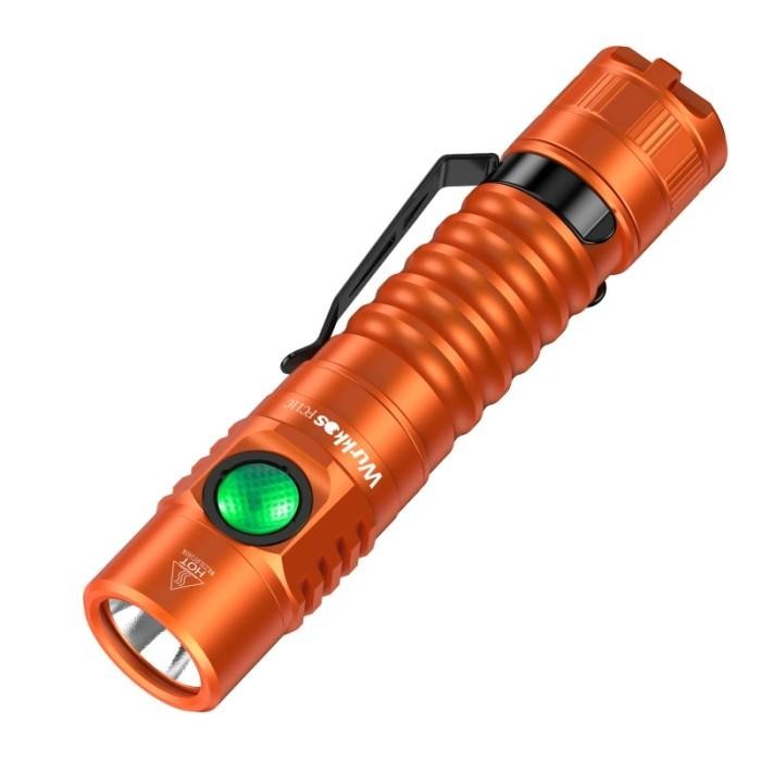 Wurkkos Fc11C Nichia 519A Buck Circuit Flashlight, Max Ouput 1200 Lumens 18650 Led With Magnetic Tai