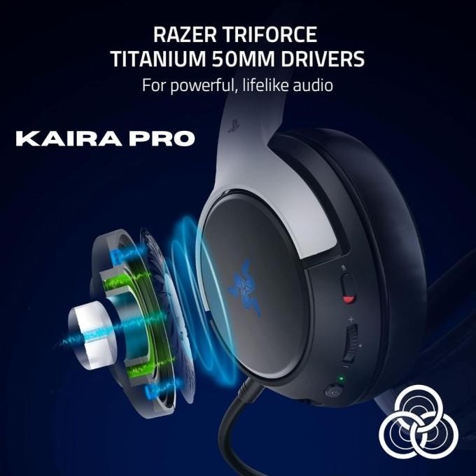 Razer Kaira / Kaira Pro / Razer Kaira Pro / Kaira HyperSpeed Wireless Gaming Headset for PlayStation