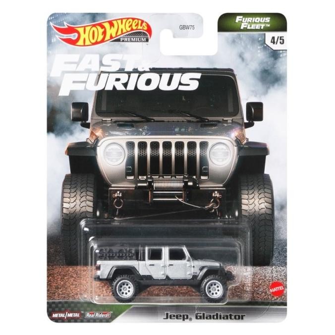 Hot Wheels JEEP GLADIATOR Silver Fast and Furious Fleet Premium HW