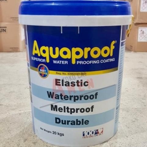 Aquaproof 4Kg Cat Aquaproof Warna-Abu Abu - Asli