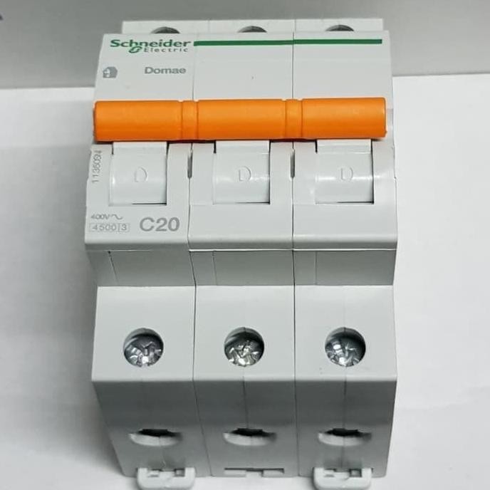 Spesial Mcb Domae Schneider 3P 20A 20 A / Mcb Schneider Domae 3Phase 20A