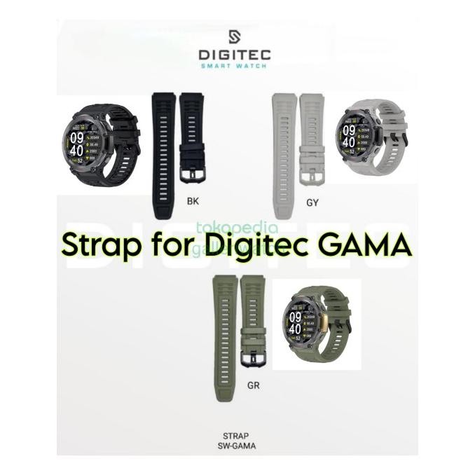 BRG BARU Strap Jam Tangan Digitec GAMA Smartwatch ORIGINAL