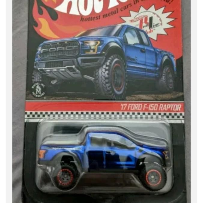 Hot Wheels RLC 17 Ford Raptor F150 F-150 Blue Biru