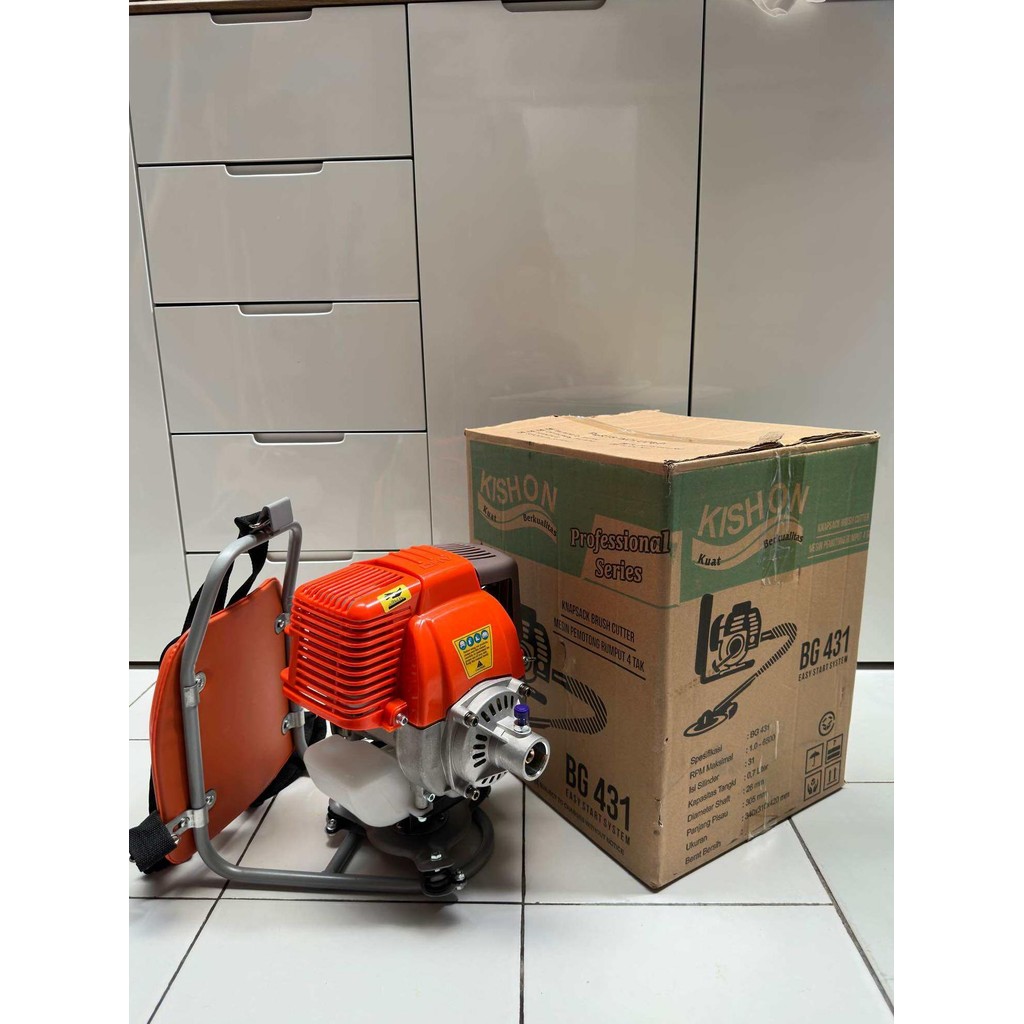 Mesin Potong Rumput Gendong 4 Tak BG 431 KISHON BG431