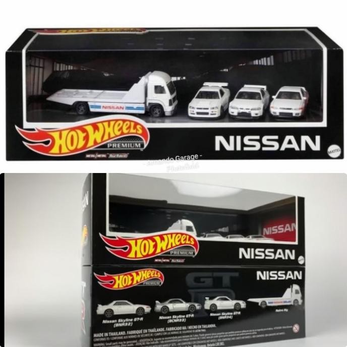 TERBARU - Hot Wheels Nissan Skyline Diorama GT-R BNR34 BNR32 R34 R33 Premium Box