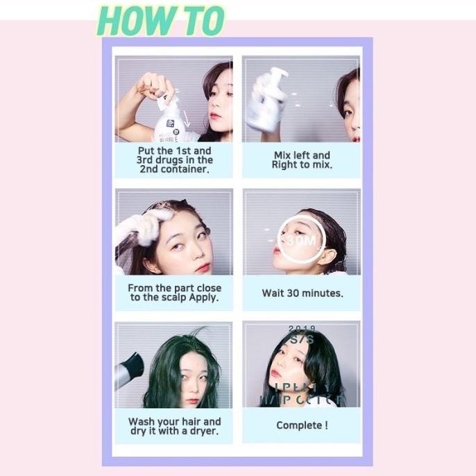Mise en Scene Hello Bubble Hair Color Blackpink Pewarna Rambut Korea