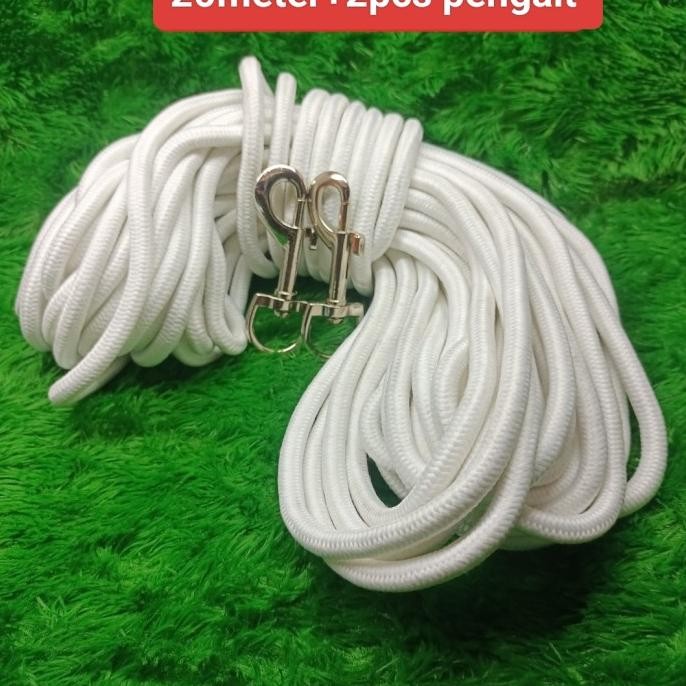 

ready !!! tali putih polos 8mm
