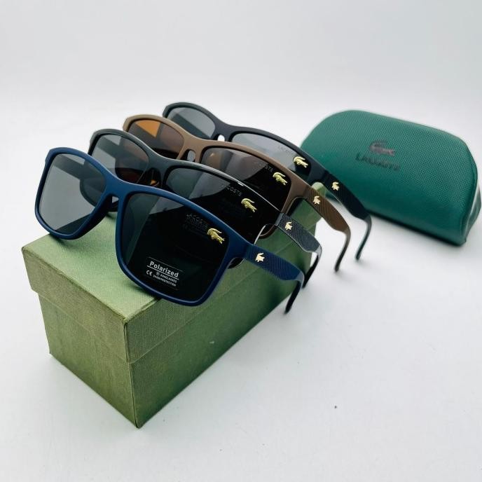 new kacamata hiatm sangglass LACOSTE007 L7303 polarized + UV400 antiradiasi / kacamata hitam / kacam