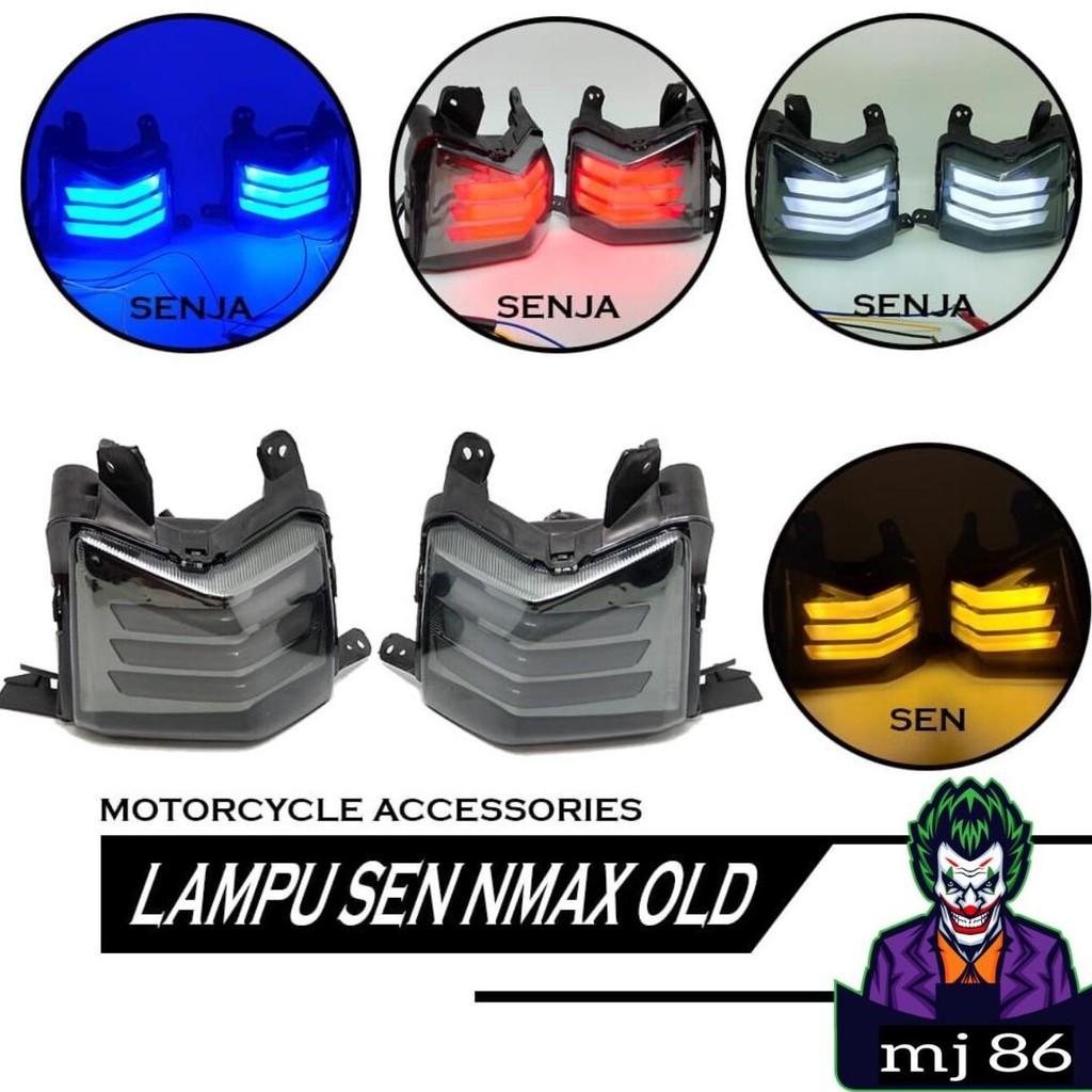 Mvp Gallery - LAMPU SEN NMAX OLD LED / SEN NMAX DEPAN PUTIH BIRU MERAH