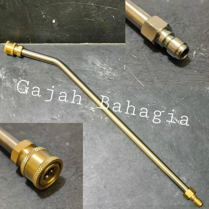 Sambungan Stik Gun Jet cleaner Bengkok 43 cm Quick Release Extention