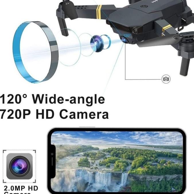 DENNOS E58 Drone Camera Drone Quadcopter Auto Fokus include Remote Dan murah