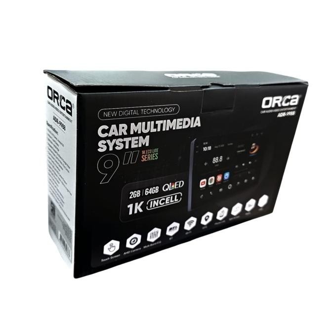 New Headunit Android 9Inch ORCA ADR-9988 ECO LITE 1K SERIES