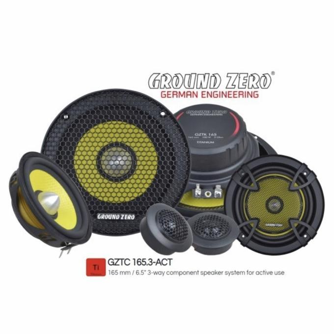 New Speaker 3way GroundZero GZTC 165.3 ACT