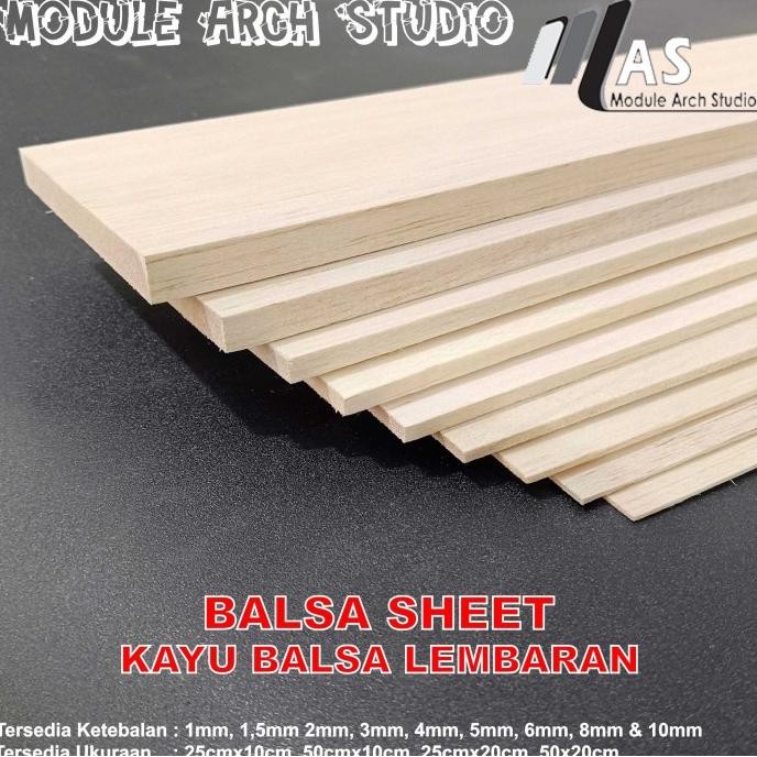 

Balsa Sheet Lebar 10Cm - Kayu Balsa Lembaran Co