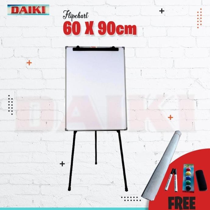 

Flip Chart Daiki Magnetic Uk 60X90 Cm Co