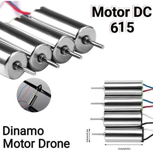 Coreless 615 Brushed Motor Dinamo Dc 3.7V Micro Drone 6X15 Eachine Co