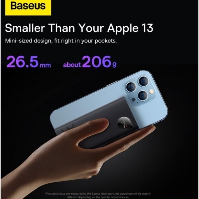 BASEUS POWERBANK ADAMAN2 FAST CHARGING 30W QUICK CHARGE TYPE C PD