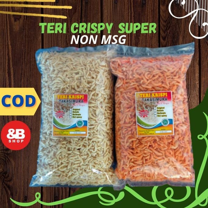 

REMBULAN_24 IKAN TERI CRISPY KRISPI KUALITAS SUPER CAMILAN MADURA 500 GRAM