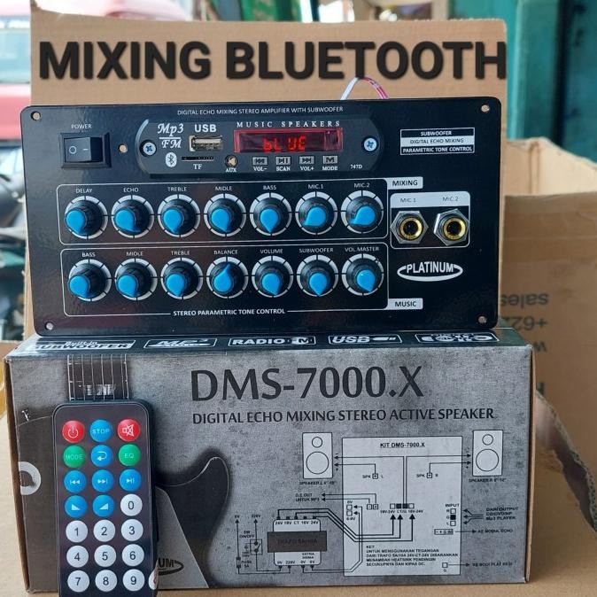Murah digital echo mixing stereo active speaker dms 7000 dms7000 mp3 player tojil4 Segera Beli