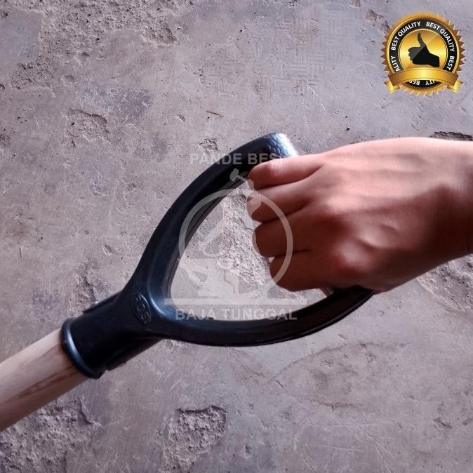 SEKROP PVC GAGANG KAYU TEBAL - SEKOP PASIR PVC TRILLIUN