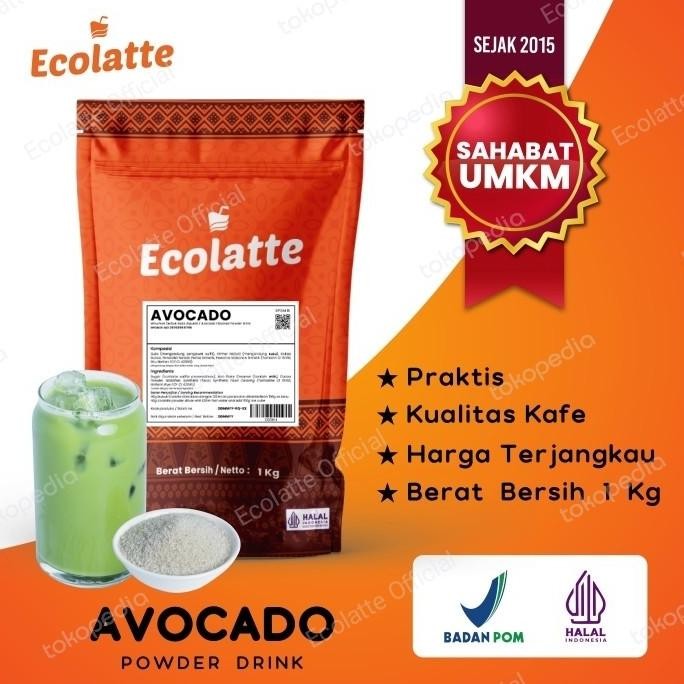 

Spesial Promo/ Ecolatte Avocado Kemasan 1 Kg Rasa Alpukat [Terlaris/Terbaru/Recommended]