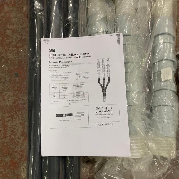 Terjangkau 3M Terminasi Coldshrink Outdoor Qt Ii L 6S-32H 3X150Mm  24 Kv