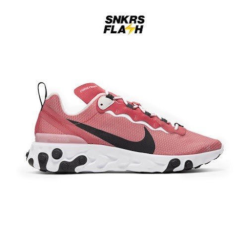 NIKE React Element 55 Se Ember Glow Black Sepatu Training Pria - CI3831800 - Size 44