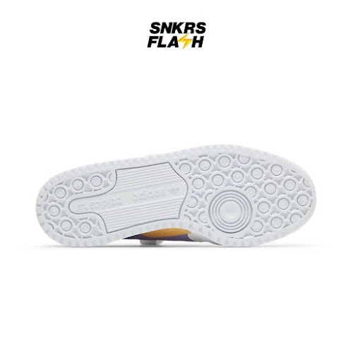 ADIDAS Kids Forum Low White Purple Sepatu Sneakers Anak - GY8209 - Size 35.5