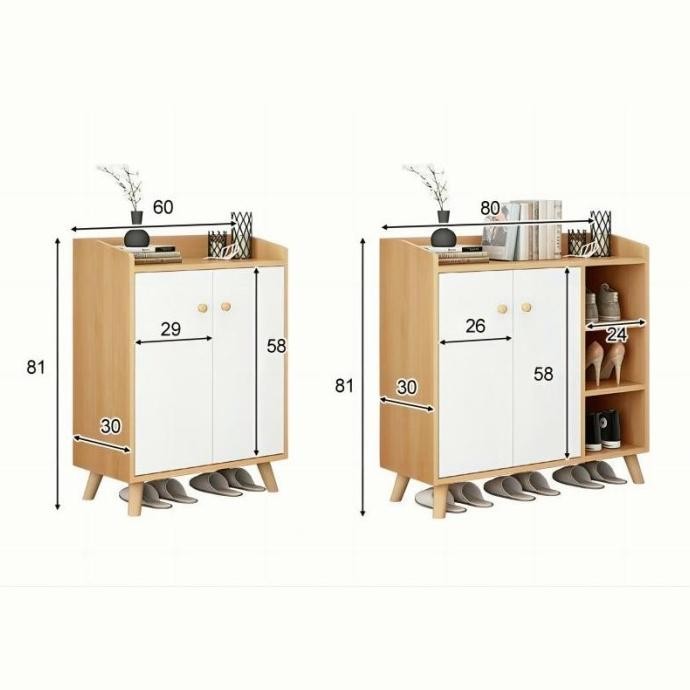 Lemari Sepatu Tertutup/Rak Sepatu Minimalis/Shoes Cabinet/Rak Sepatu Tertutup/Lemari Sepatu Outdoor/