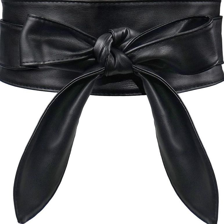 Ikat Pinggang Lebar Wanita Sabuk Lebar Belt Fashion Ikat Pinggang Wanita Fashion Lebar - Pu Kulit