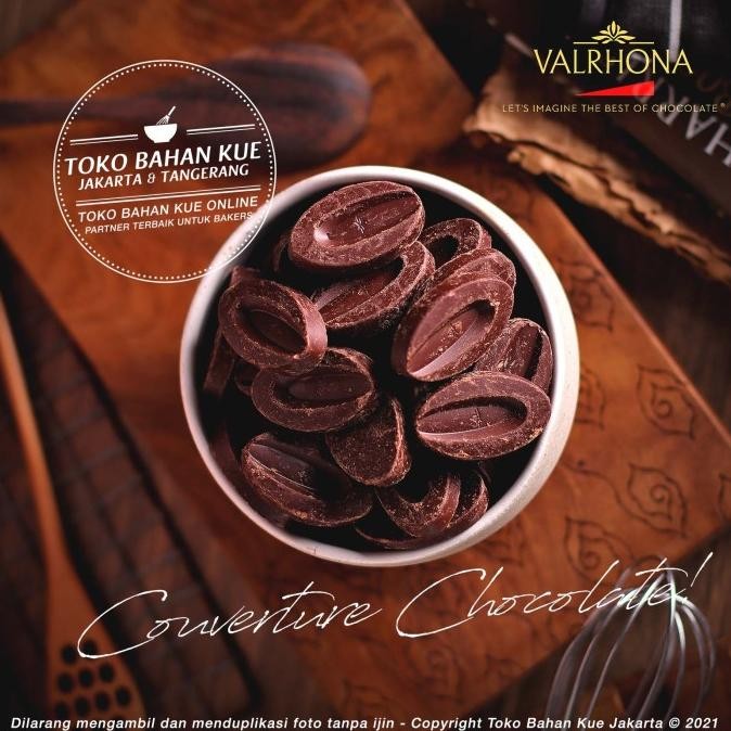 

Sale Valrhona Guanaja 70% Dark Chocolate 3Kg Sak Couverture Coklat Coin