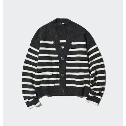 UNIQLO Light Souffle Yarn V Neck Short Cardigan