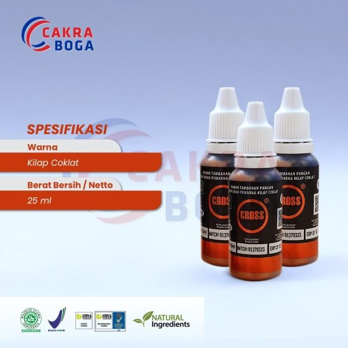 

Promo Pewarna Makanan Cross 25 Ml / Food Colouring