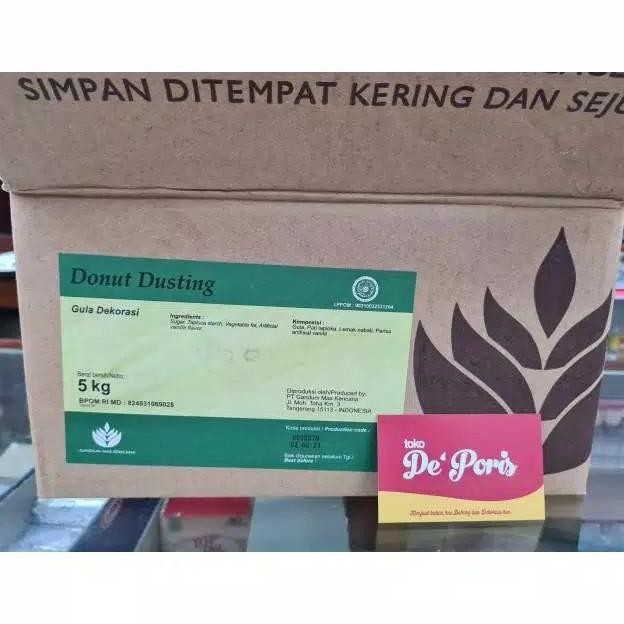 

Promo Gula Donut/Gula Dusting Gandum Mas Kencana/Colatta 5Kg Sekarton
