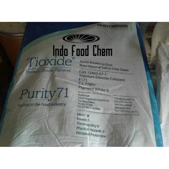 

Sale Titanium Dioxide "Huntsman" Food Grade, Pemutih Makanan